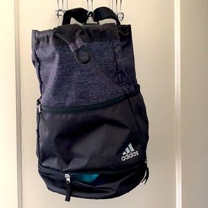 Adidas workout bag backpack, like new